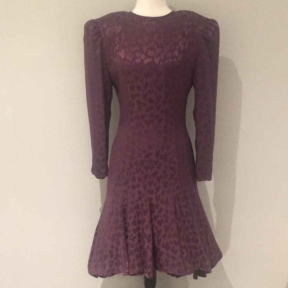 Wayne Clark The Miller Group Vintage 1980s  Dress